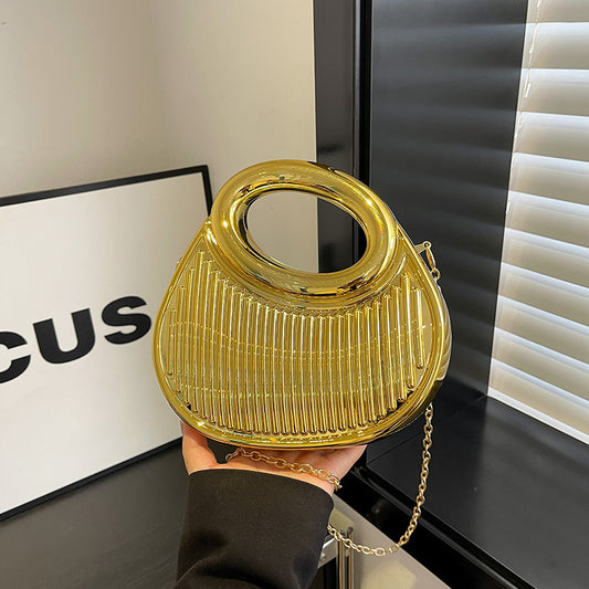 Golden Oval Bag
