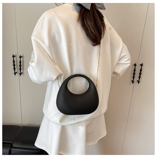 Modern Black Acrylic Shoulder Bag