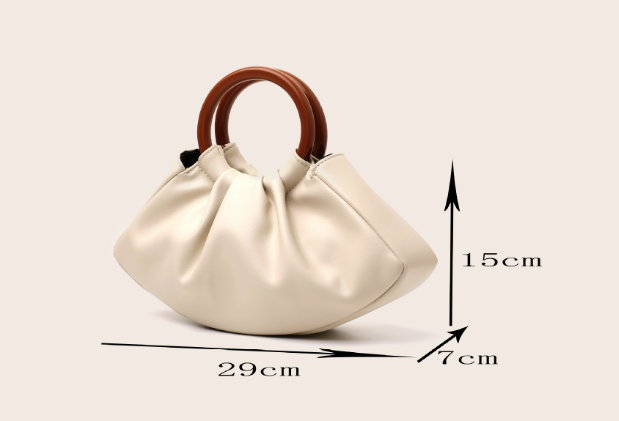 Cream Curve Shell Bag – Soft Structure, Bold Street Style