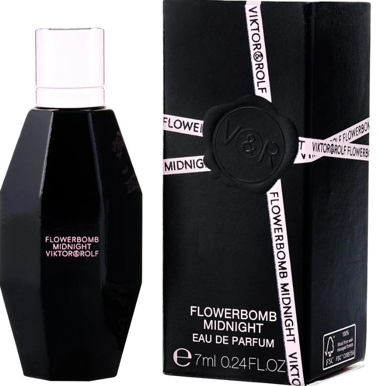 FLOWERBOMB MIDNIGHT EAU DE PARFUM 0.24 OZ MINI. for Women