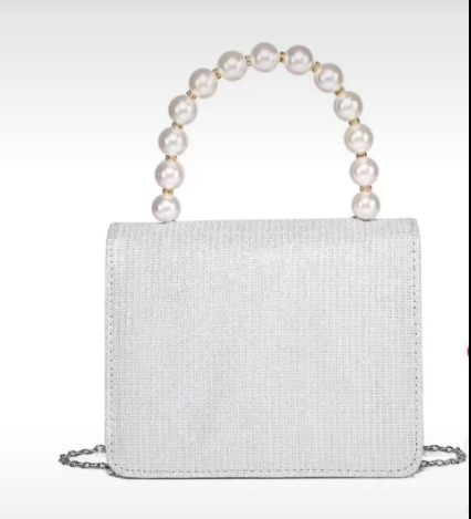 Elegant Shimmer Pearl evening Clutch