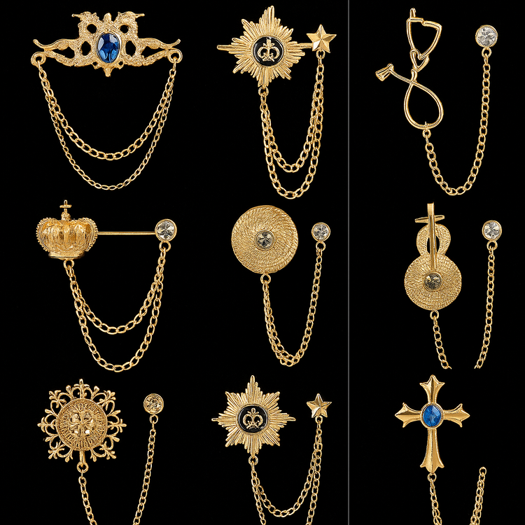 Unisex Brooches /Lapel  Pins
