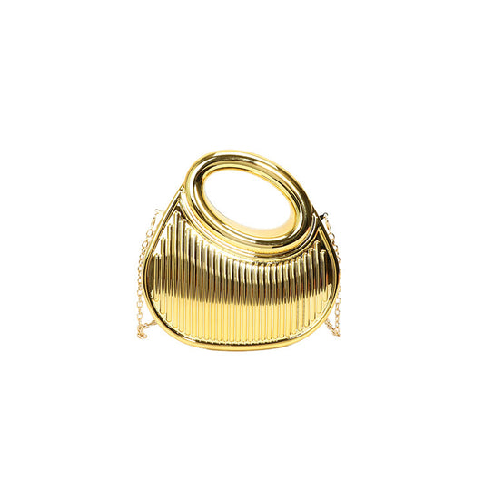 Golden Oval Bag