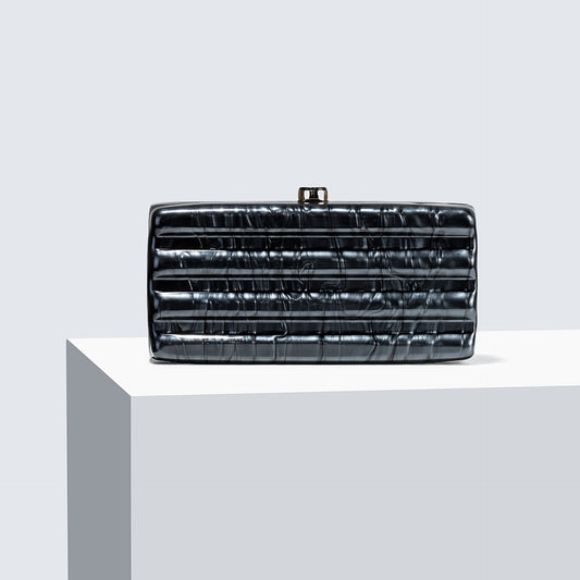 Arylic Black Square Evening Clutch/Bags