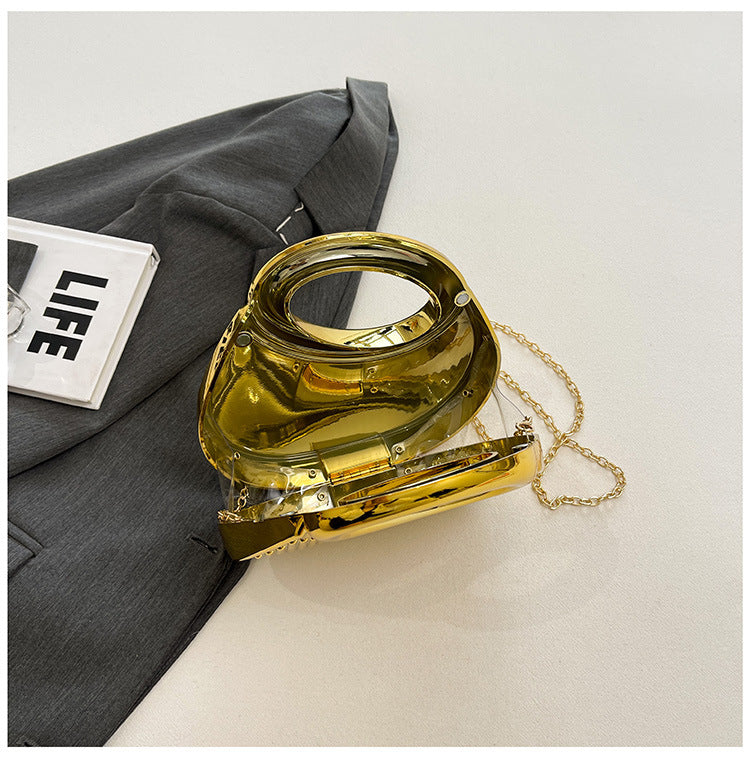 Golden Oval Bag