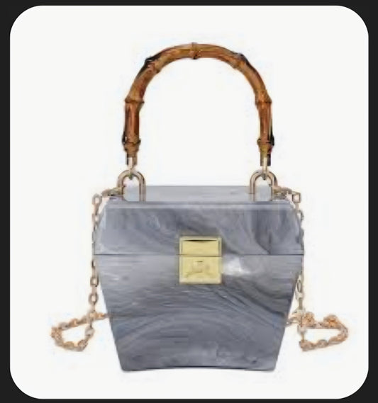 Mini Marble Muse Acrylic Box Bag