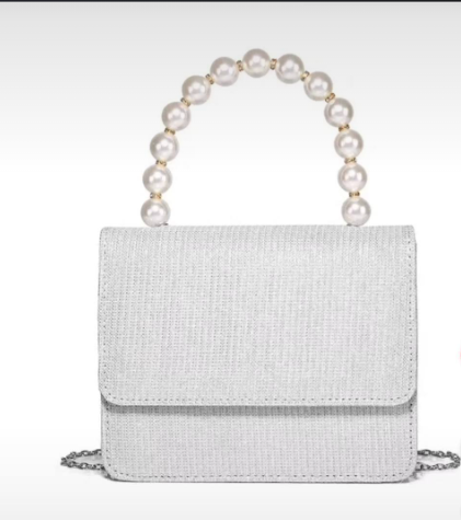 Elegant Shimmer Pearl evening Clutch